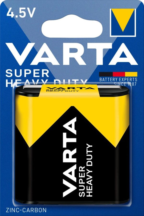 Цинк карбонова батерия  3R12 /1 бр. в опаковка/ блистер  4.5V  VARTA 1