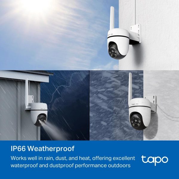 Външна охранителна 4G LTE камера TP-Link Tapo C501 - 1080P Pan/Tilt 8
