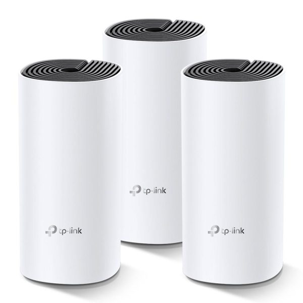 Безжичен рутер TP-Link Deco M4, AC1200, 2.4/5 GHz, 300 -  867 Mbps, Gigabit, 3 бр. в комплект 1