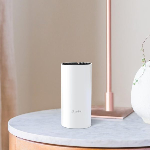 Безжичен рутер TP-Link Deco M4, AC1200, 2.4/5 GHz, 300 -  867 Mbps, Gigabit, 3 бр. в комплект 3