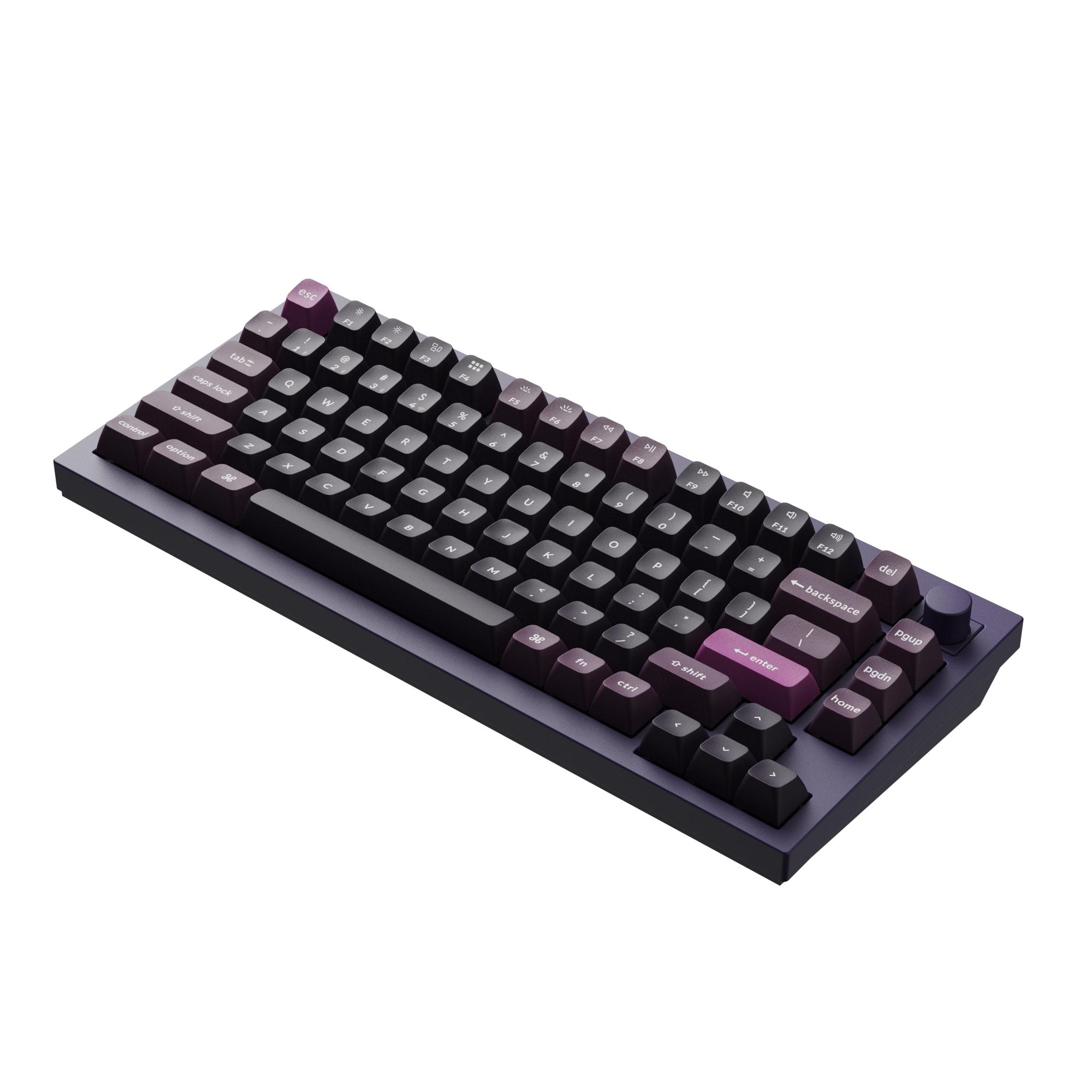 Безжична механичка клавиатура Keychron Q1 MAX Gateron Jupiter Red Switch - Purple 6