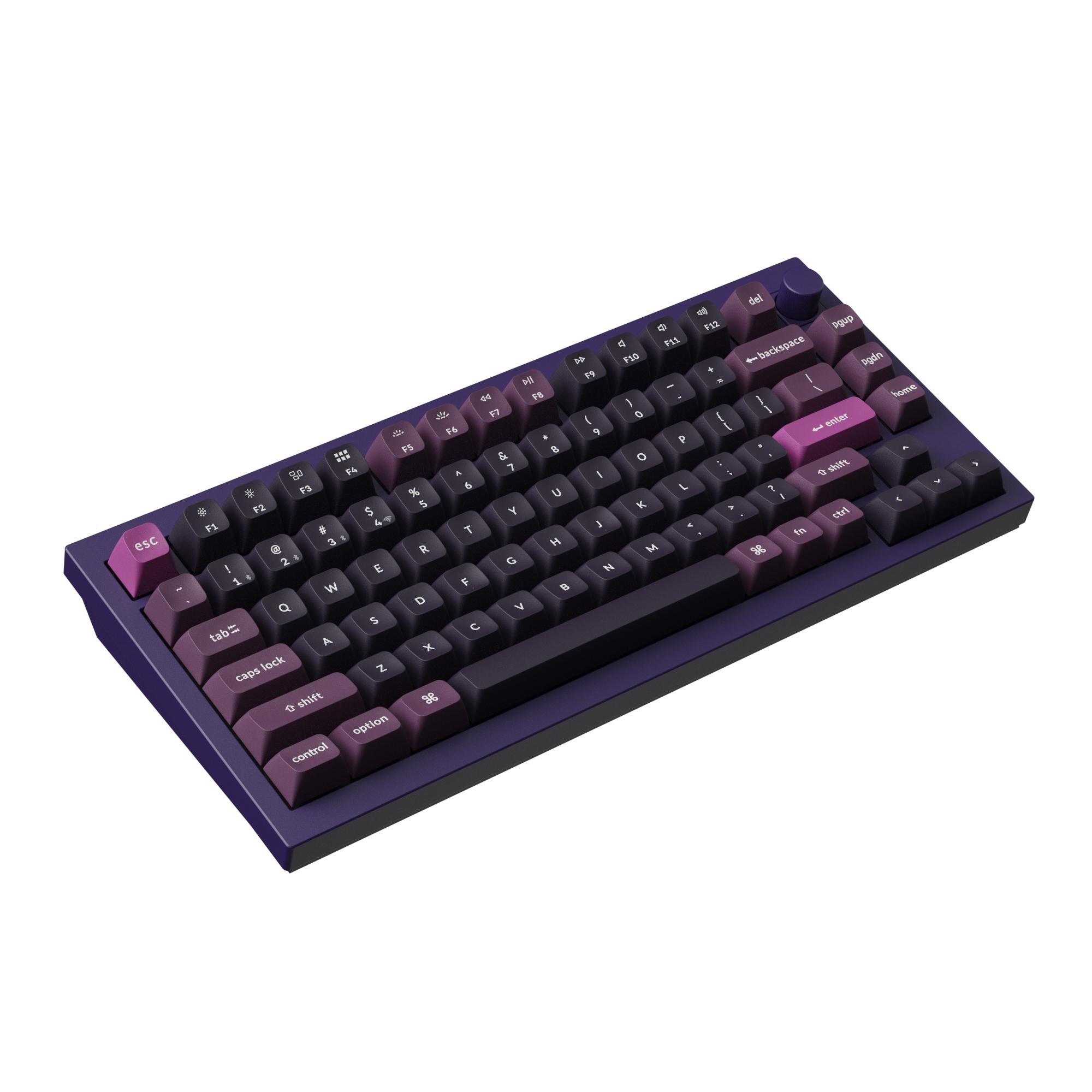 Безжична механичка клавиатура Keychron Q1 MAX Gateron Jupiter Red Switch - Purple 7