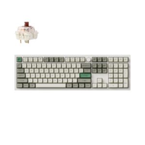 Безжична механичка клавиатура Keychron Q6 MAX Gateron Jupiter Brown Switch - Shell White 1