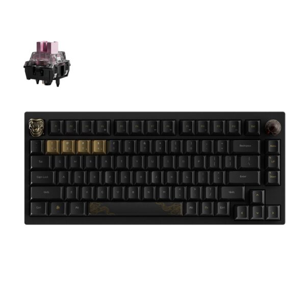 Безжична Механична клавиатура Keychron Black Myth Wukong - TTC Golden Pink Switch 1