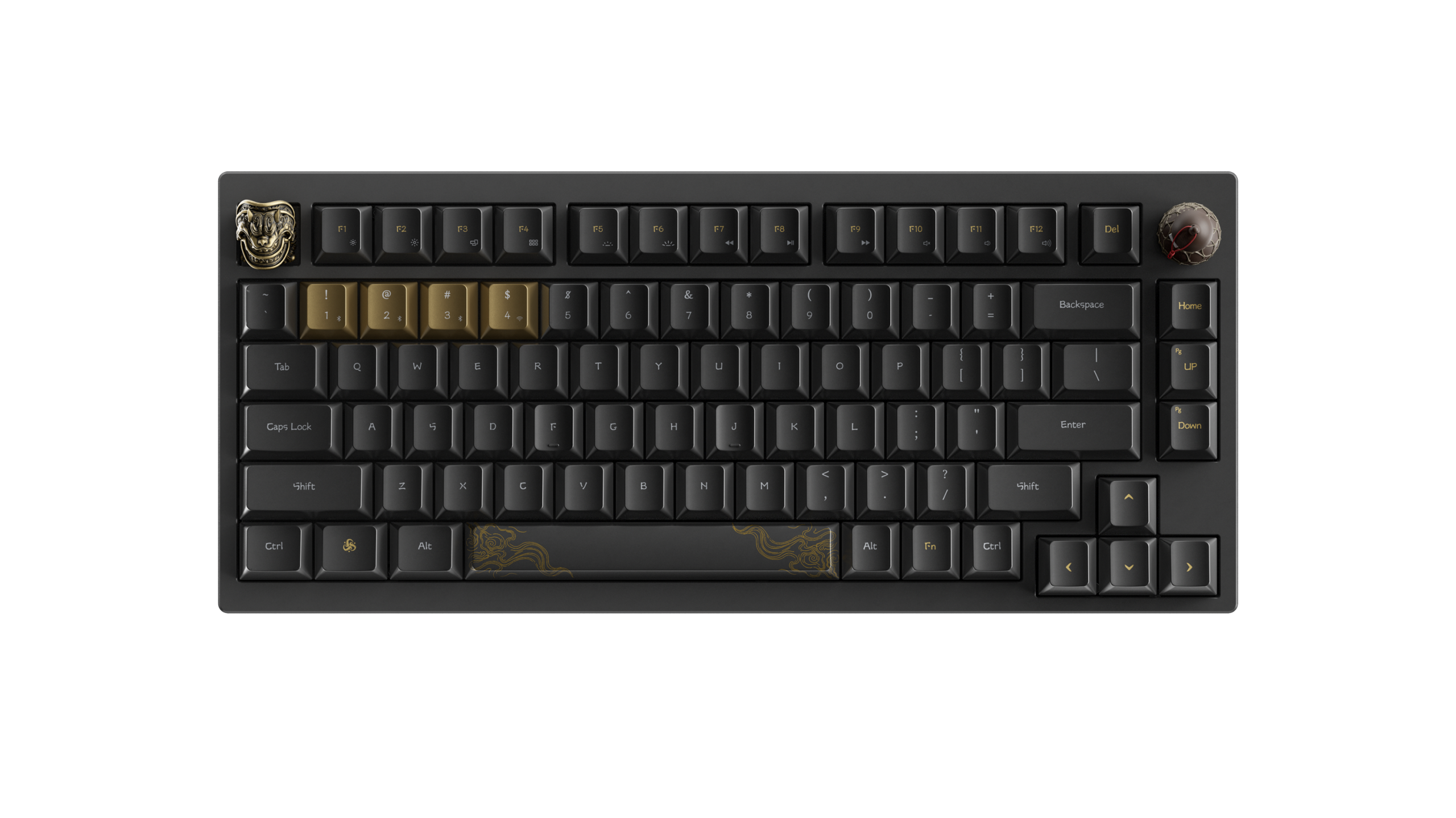 Безжична Механична клавиатура Keychron Black Myth Wukong - TTC Golden Pink Switch 3