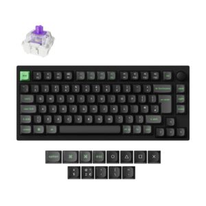 Безжична Механична клавиатура Lemokey P1 HE QMK 75% Black - HE Magnetic Switch - UK Layout 1