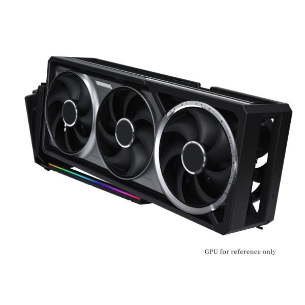 Брекет и кабел Lian Li 4 Slots Vertical GPU Kit v3, PCIe 5.0 за вертикален монтаж на видео карта - Черен 5