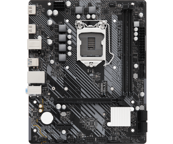 Дънна платка ASRock H510M-H2/M.2 SE, LGA1200, DDR4, mATX 1