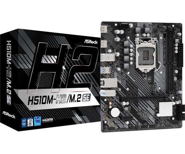 Дънна платка ASRock H510M-H2/M.2 SE, LGA1200, DDR4, mATX 5