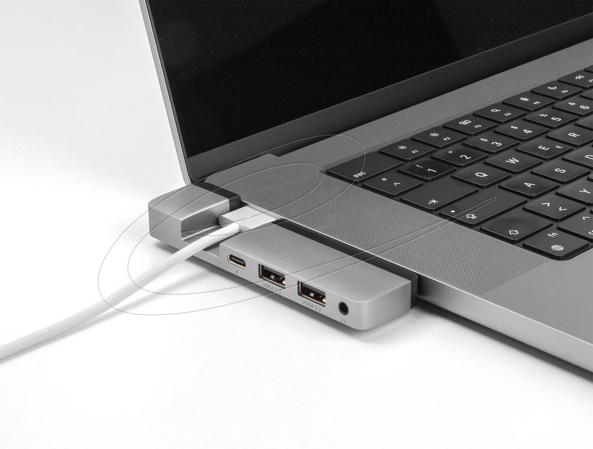 Докинг станция Delock for MacBook Pro / MacBook Air Thunderbolt™ 4, 5K Резолюция / 100 W PD / 10 Gbps Hub / LAN / Audio 2