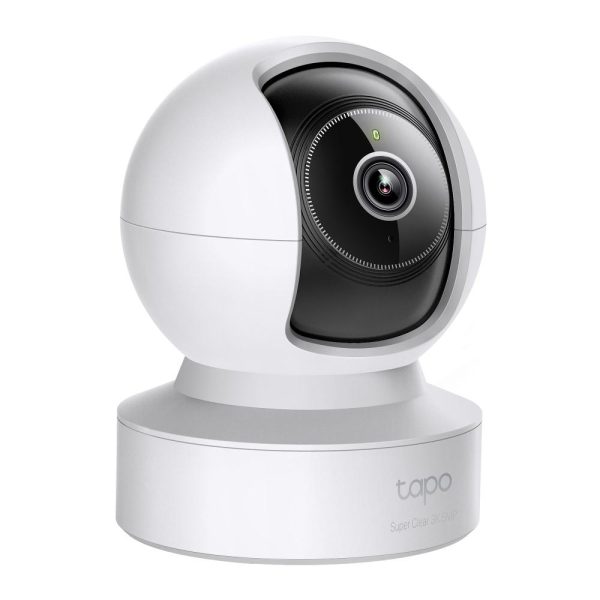 Домашна охранителна WiFi камера TP-Link Tapo C232, 3K 5Mp  с AI, Pan/Tilt, LAN, WiFi,SDmicro, нощно виждане 3