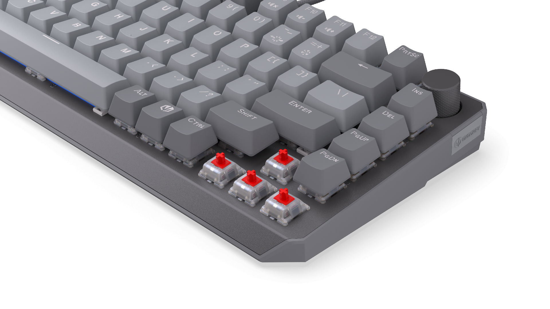 Endorfy механична клавиатура Thock V2 75%, PBT, Endorfy Red switch, US Layout 8