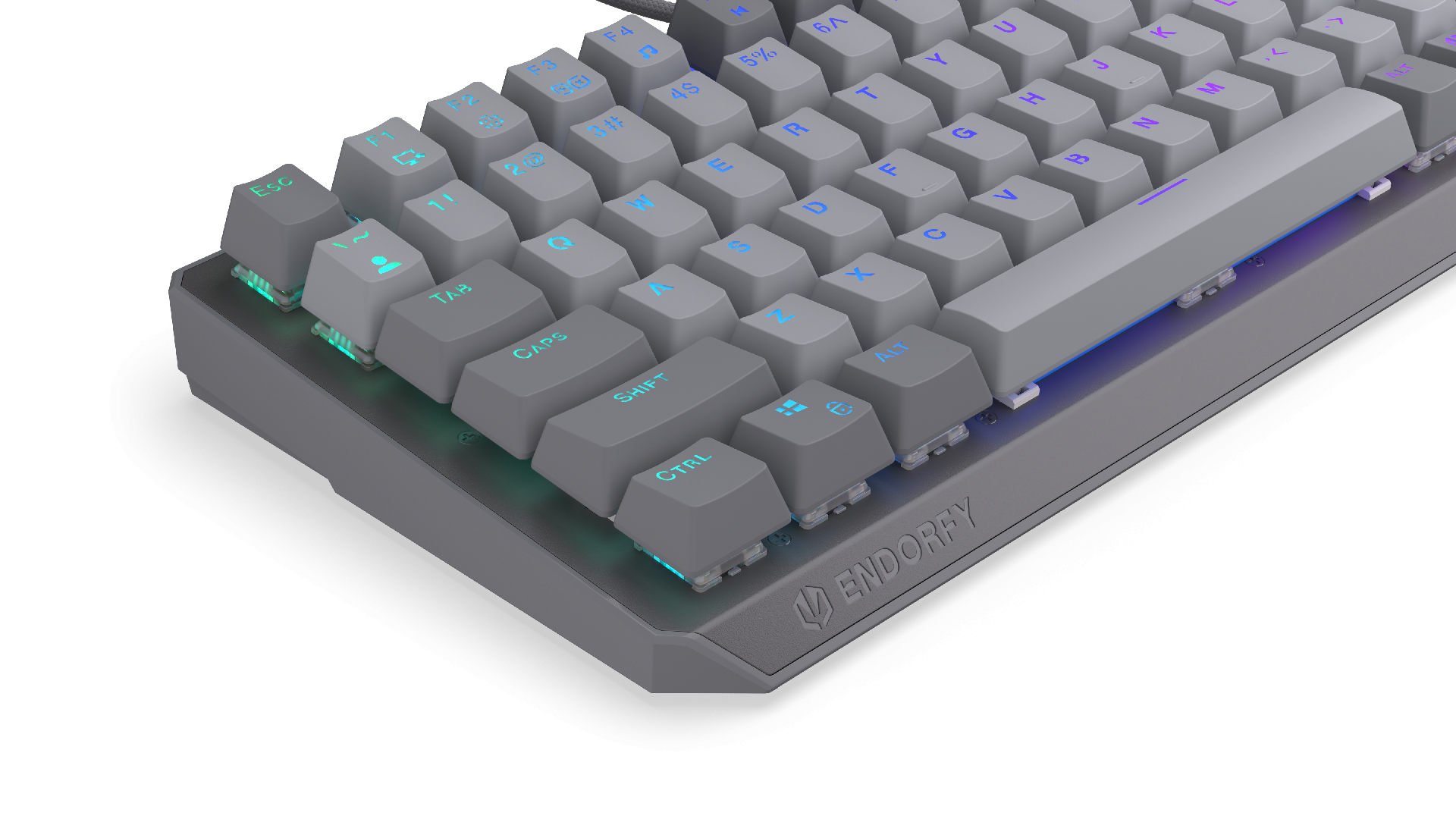 Endorfy механична клавиатура Thock V2 75%, PBT, Endorfy Red switch, US Layout 9