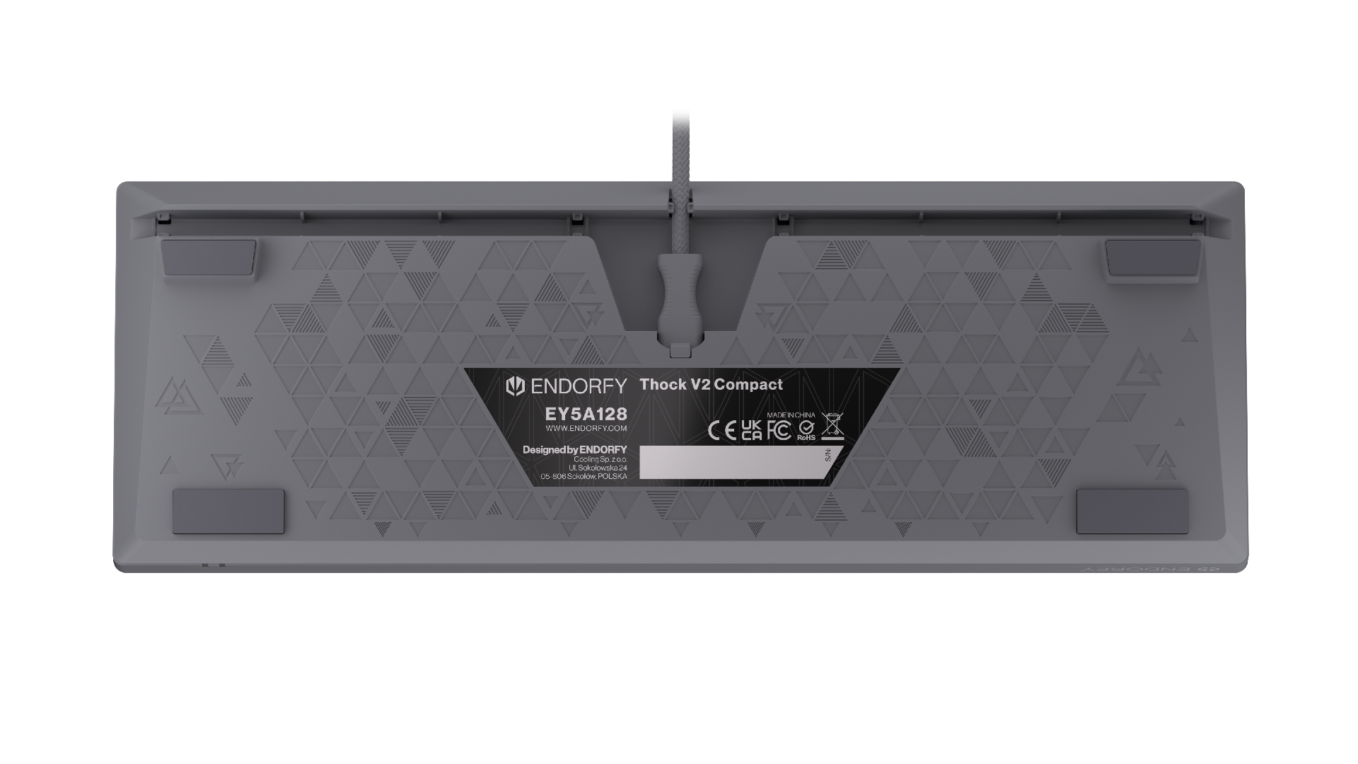 Endorfy механична клавиатура Thock V2 Compact, PBT, Endorfy Red switch, US Layout 11