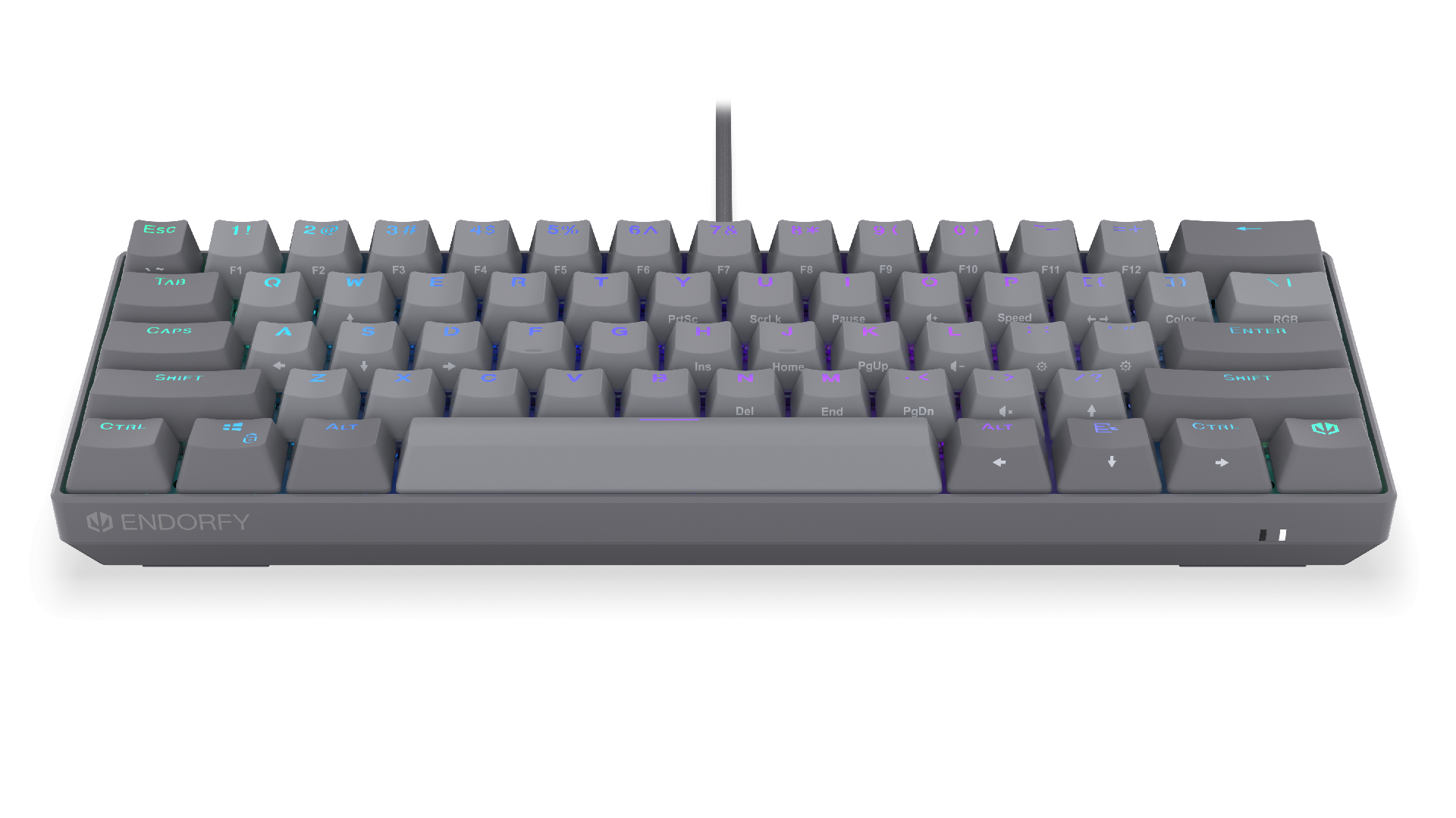 Endorfy механична клавиатура Thock V2 Compact, PBT, Endorfy Red switch, US Layout 3