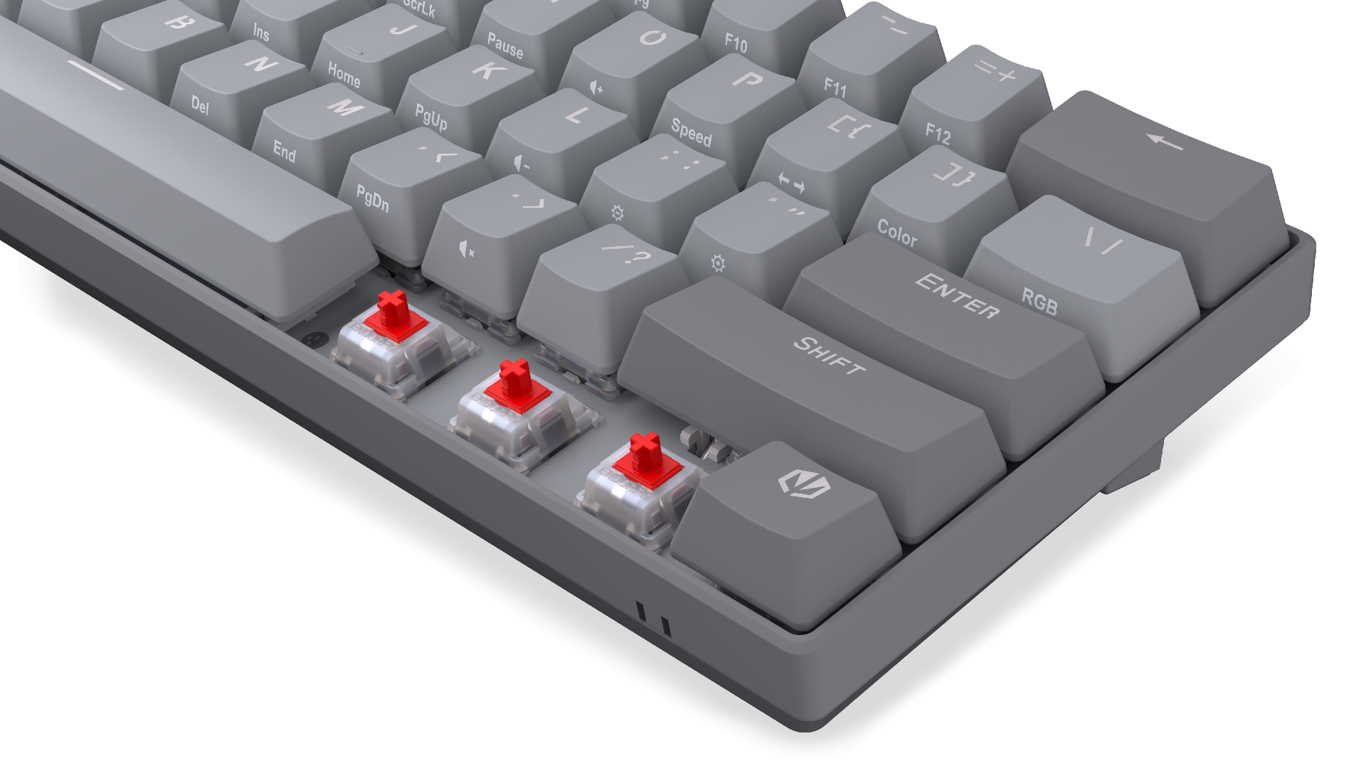 Endorfy механична клавиатура Thock V2 Compact, PBT, Endorfy Red switch, US Layout 8