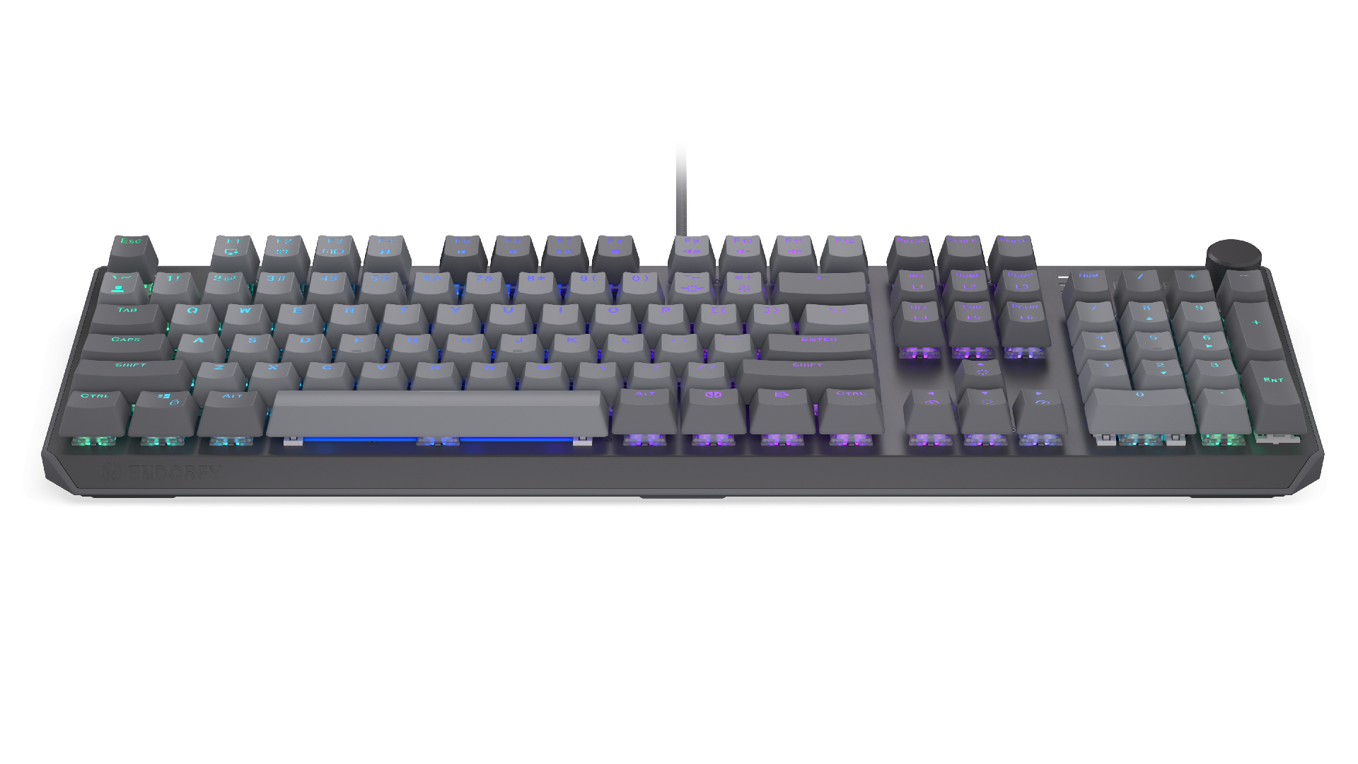 Endorfy механична клавиатура Thock V2 Full Size, PBT, Endorfy Red switch, US Layout 4