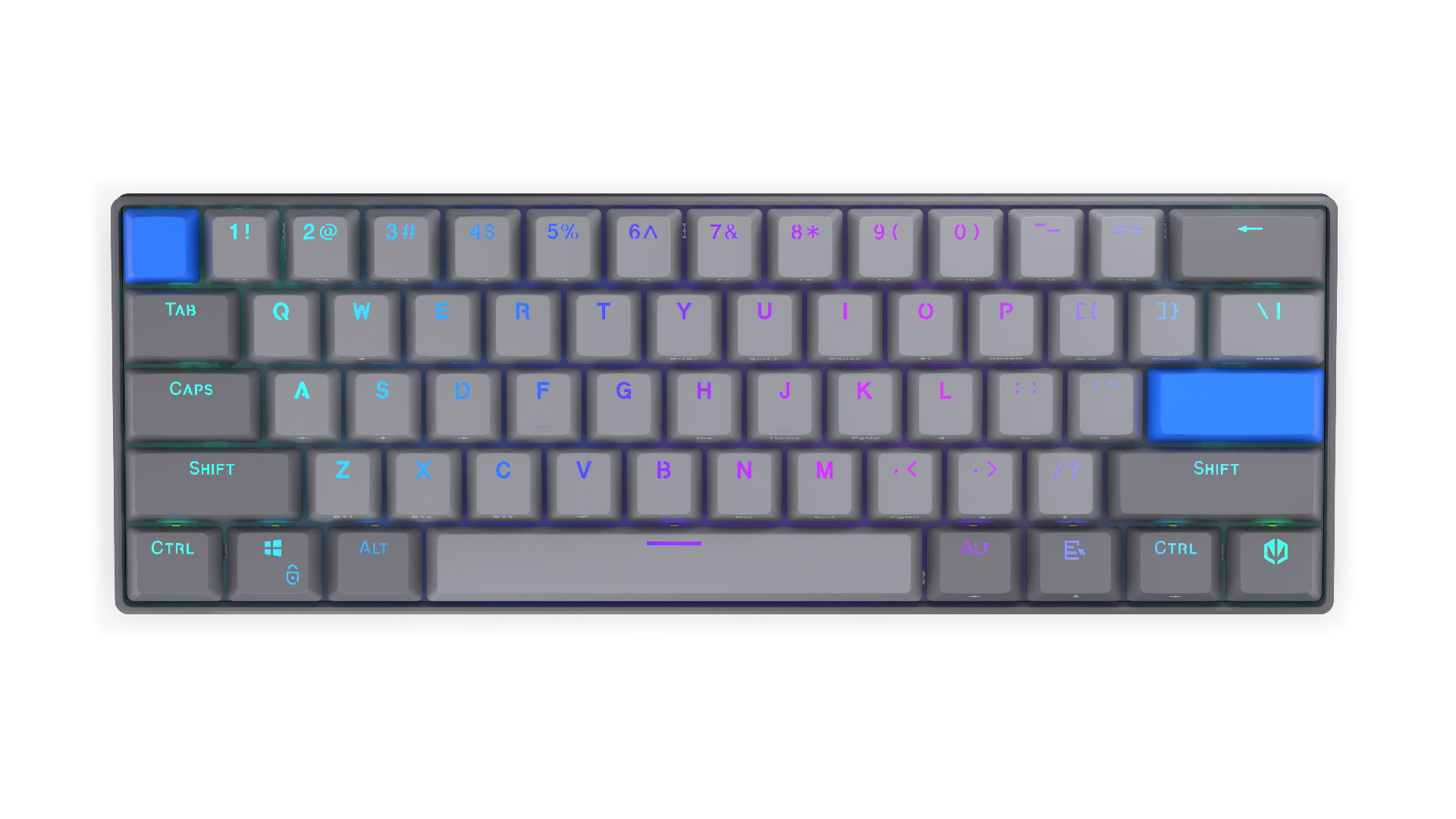 Endorfy механична клавиатура Thock Wireless V2 Compact, PBT, Endorfy Yellow, US Layout 10