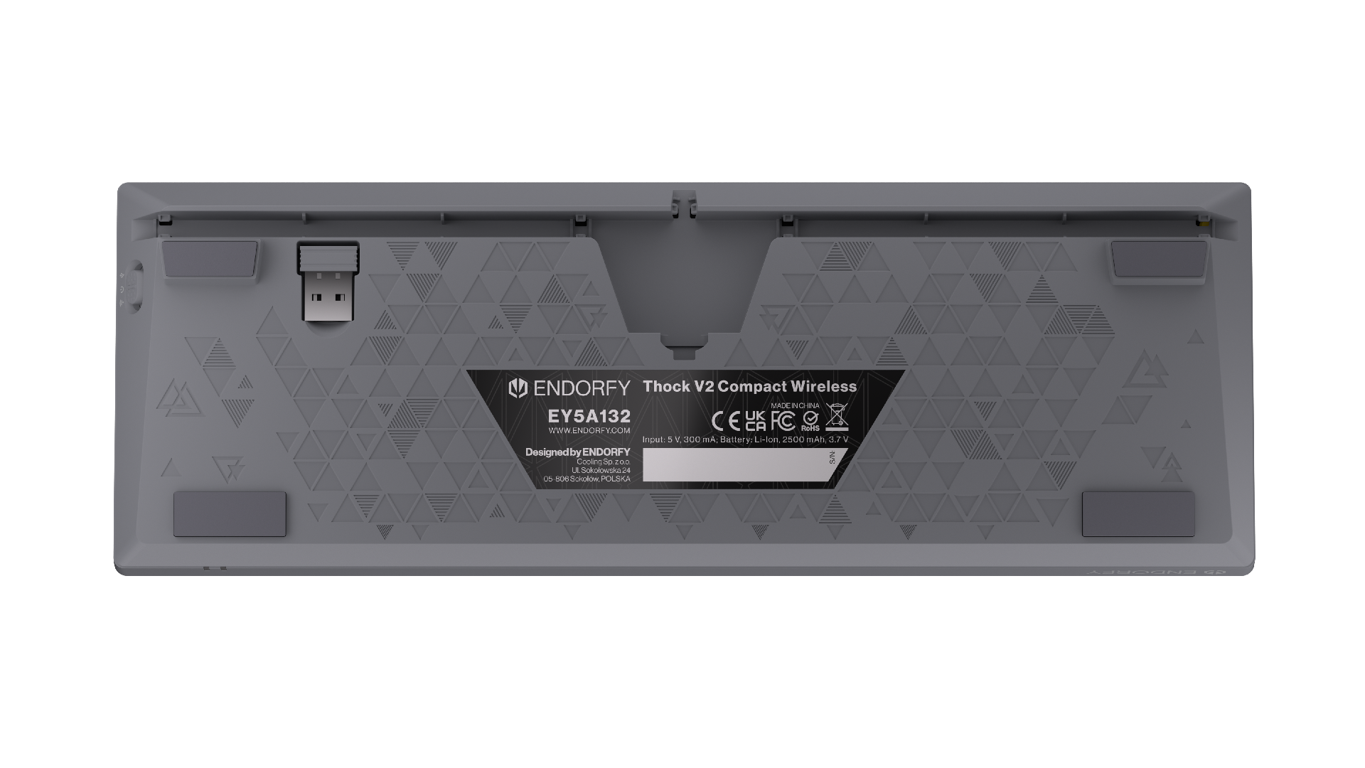 Endorfy механична клавиатура Thock Wireless V2 Compact, PBT, Endorfy Yellow, US Layout 11