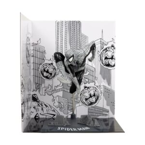Фигурка FMarvel Spider-Man (Line Art) 1:10th Scale Collectible with Scene (Spider-Man #6) Gold Label 1