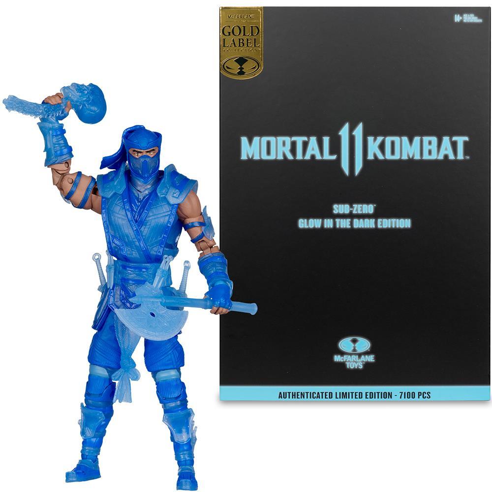 Фигурка McFarlane Toys MORTAL KOMBAT 11 - Sub-Zero (Glow In The Dark Edition - Gold Label) 4