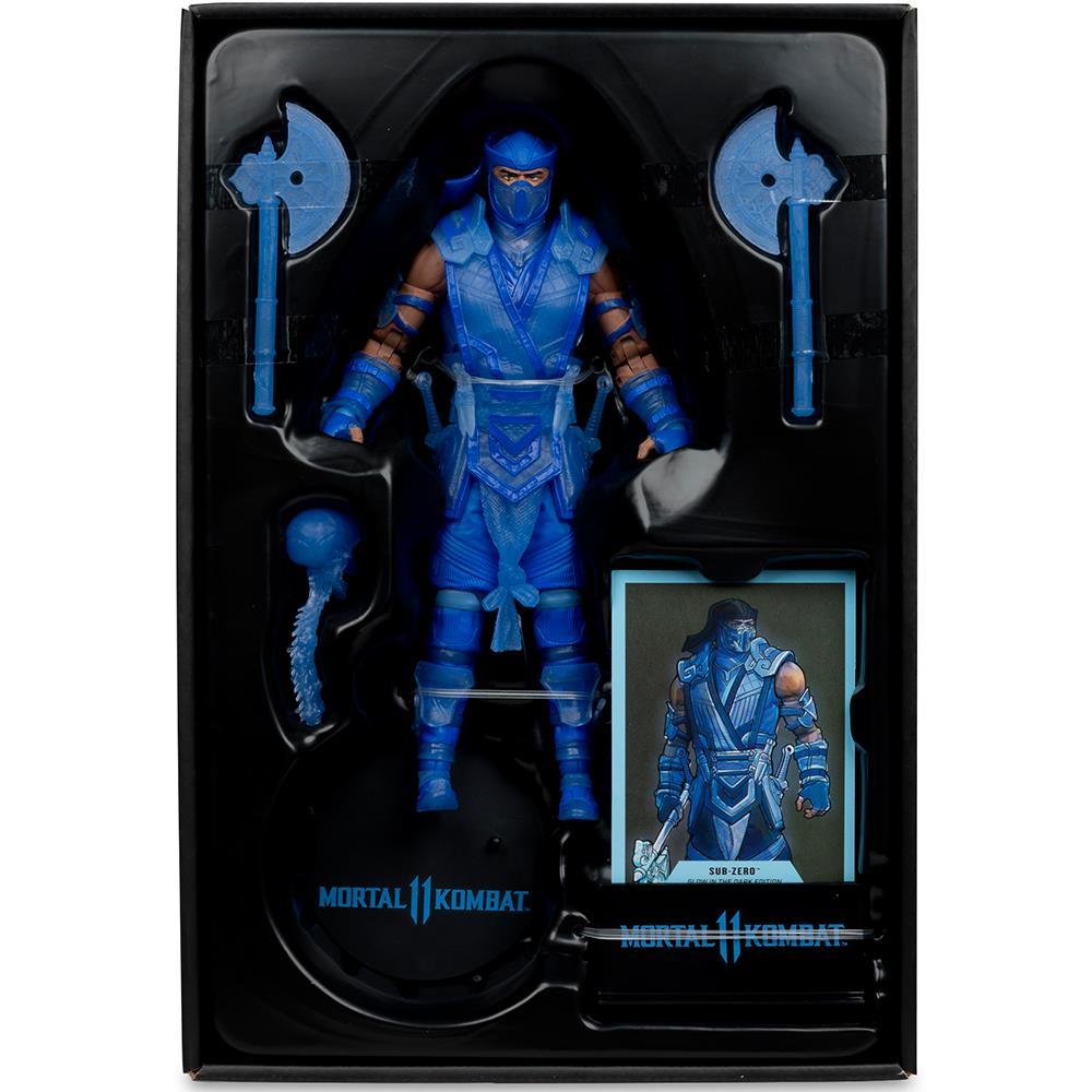 Фигурка McFarlane Toys MORTAL KOMBAT 11 - Sub-Zero (Glow In The Dark Edition - Gold Label) 7
