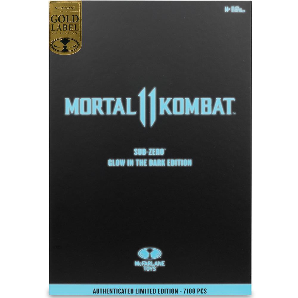 Фигурка McFarlane Toys MORTAL KOMBAT 11 - Sub-Zero (Glow In The Dark Edition - Gold Label) 8