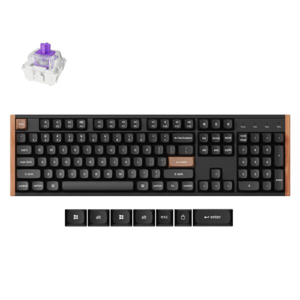 Геймърска безжична Механична клавиатура Keychron K10 HE Magnetic Switch - Black Special Edition 1