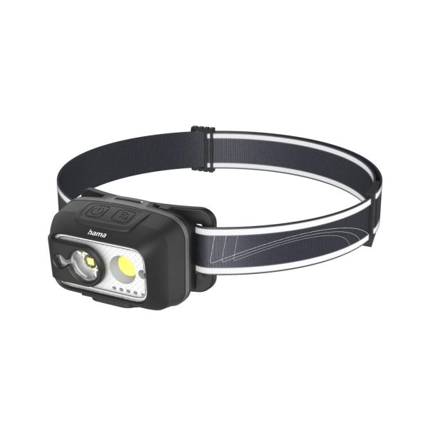 HAMA Фенер Челник/ LED "HL500-C", USB-C, 4 Режима 7