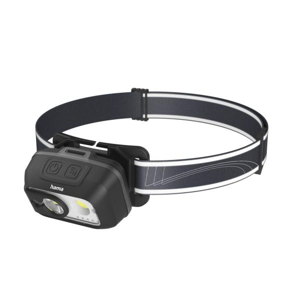 HAMA Фенер Челник/ LED "HL500-C", USB-C, 4 Режима 8