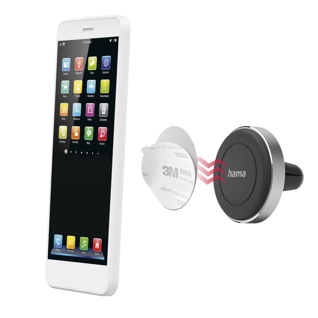 HAMA Магнитна стойка за телефон за кола "Magnet" 7