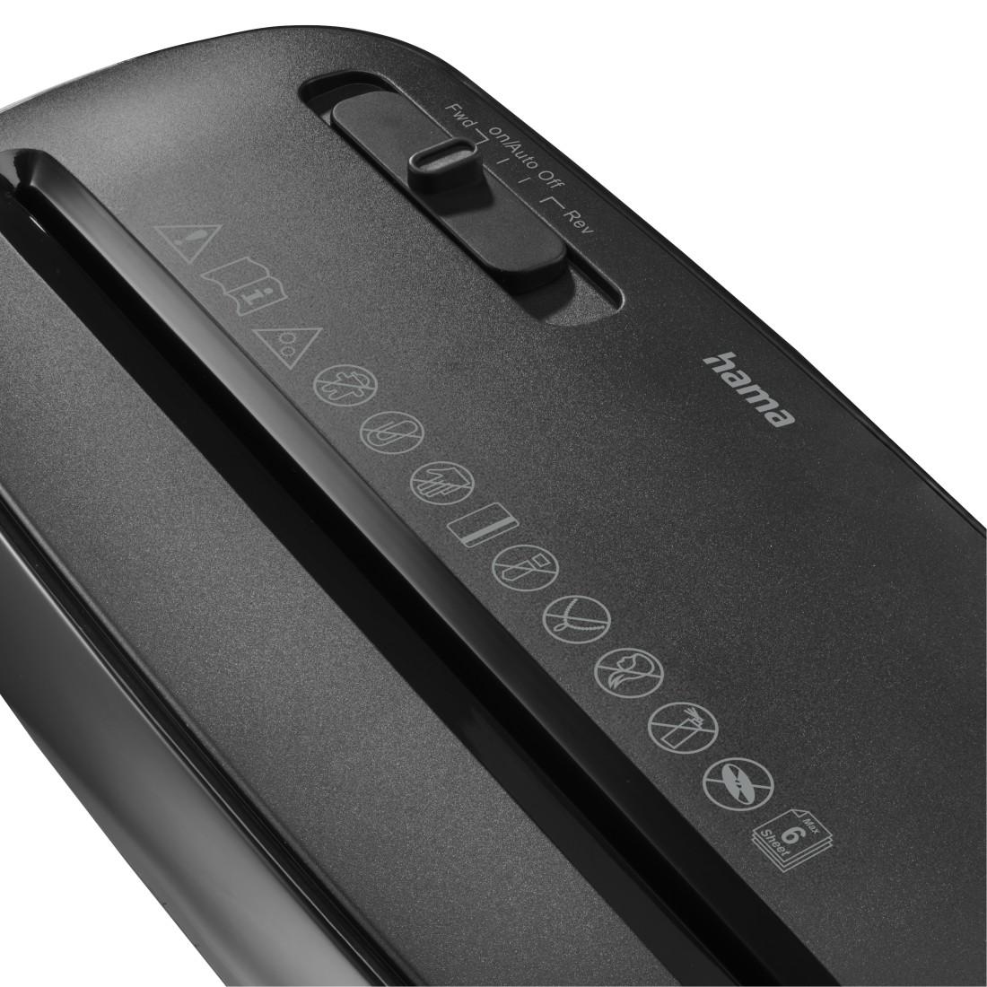 HAMA Шредер „Classic S61“, ниво на сигурност P2 T2 E2 5