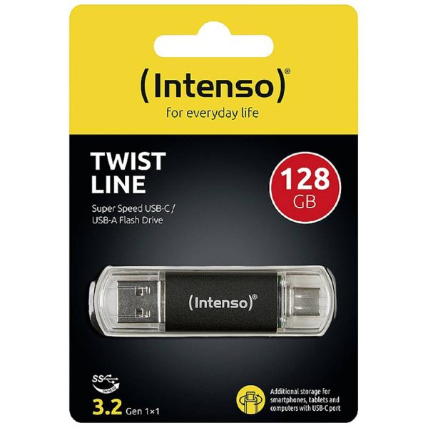 Intenso USB Flash Drive 3.2 128GB Twist Line 5