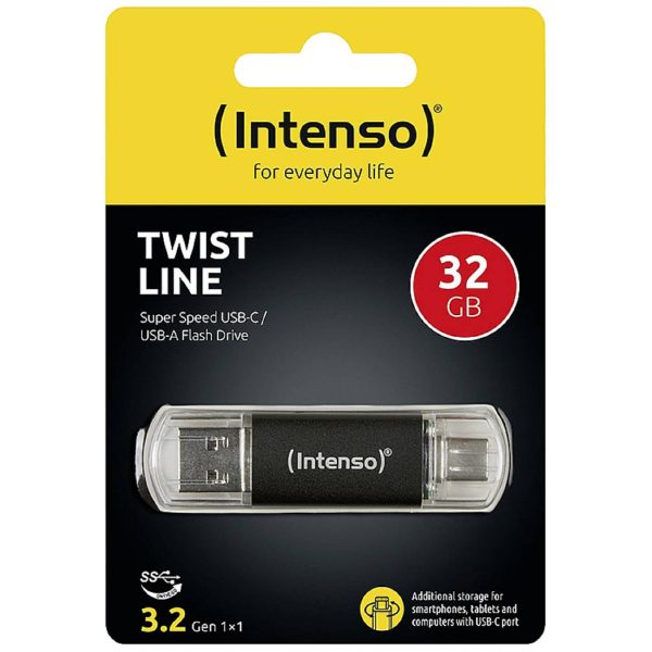 Intenso USB Flash Drive 3.2 32GB Twist Line 5