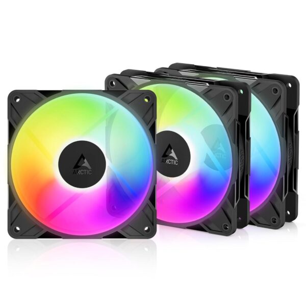 Комплект вентилатори 3-pack ARCTIC P12 Reverse Pro A-RGB 120mm PWM - 120x120x25 ACFAN00333A 1