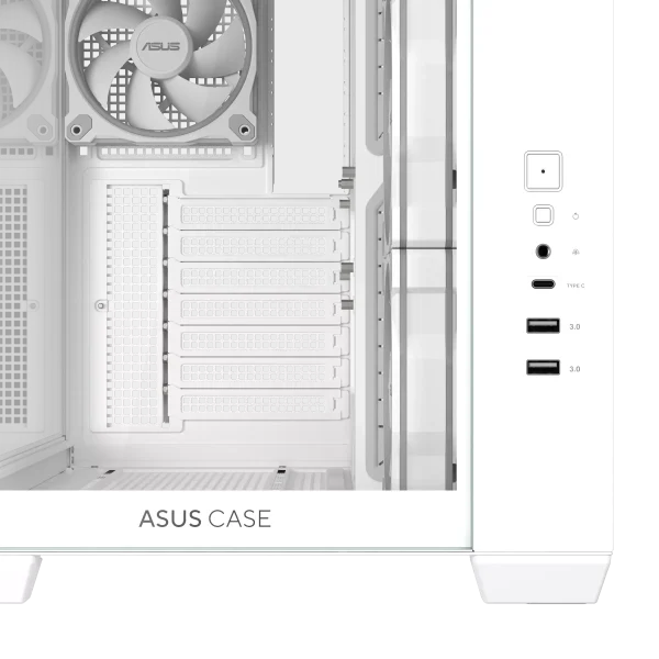 Кутия ASUS A32 PLUS Tempered Glass + 4 ARGB Вентилатора - White 13