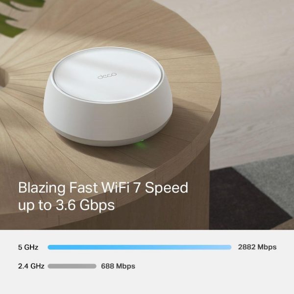 Меш система TP-LINK Deco BE25 (3-pack), BE3600, 2x 2.5GbE, Wi-Fi 7 6