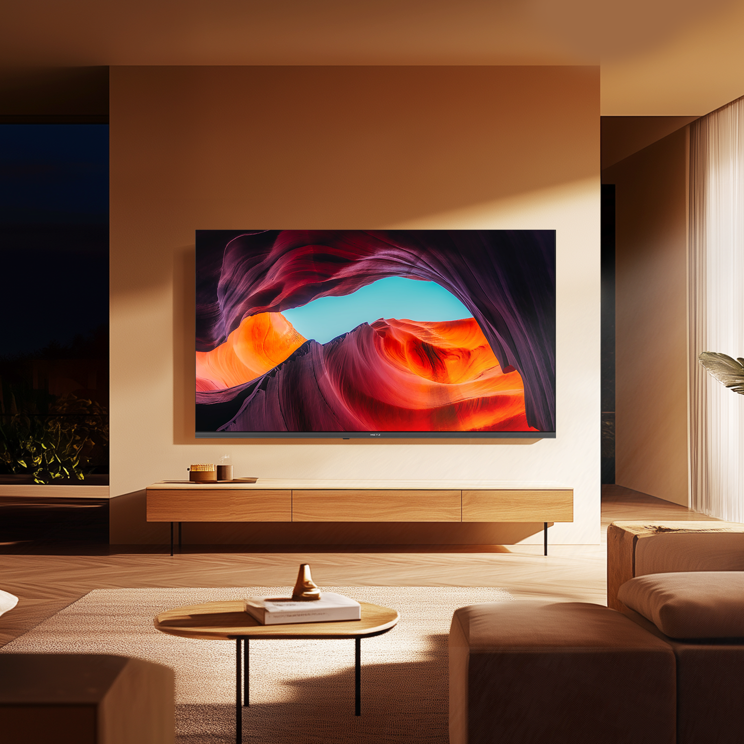 METZ Телевизор 43" 43MUF7000Z UHD LED SMART TV, 4K, Google TV, Клас F 3