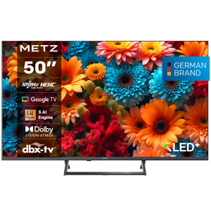 METZ Телевизор 50" 50MQF7500Z UHD QLED SMART TV, 120Hz, 4K, Google TV, 126.0см 1