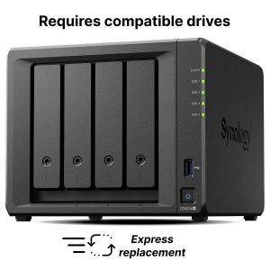 Мрежов сторидж NAS Synology DS425+,4-bay за  3.5" 2.5", 2 x M.2 NVMe 1