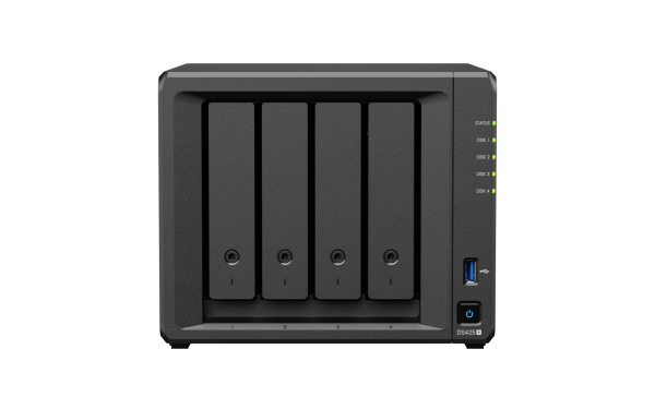 Мрежов сторидж NAS Synology DS425+,4-bay за  3.5" 2.5", 2 x M.2 NVMe 3