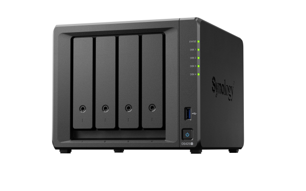 Мрежов сторидж NAS Synology DS425+,4-bay за  3.5" 2.5", 2 x M.2 NVMe 4