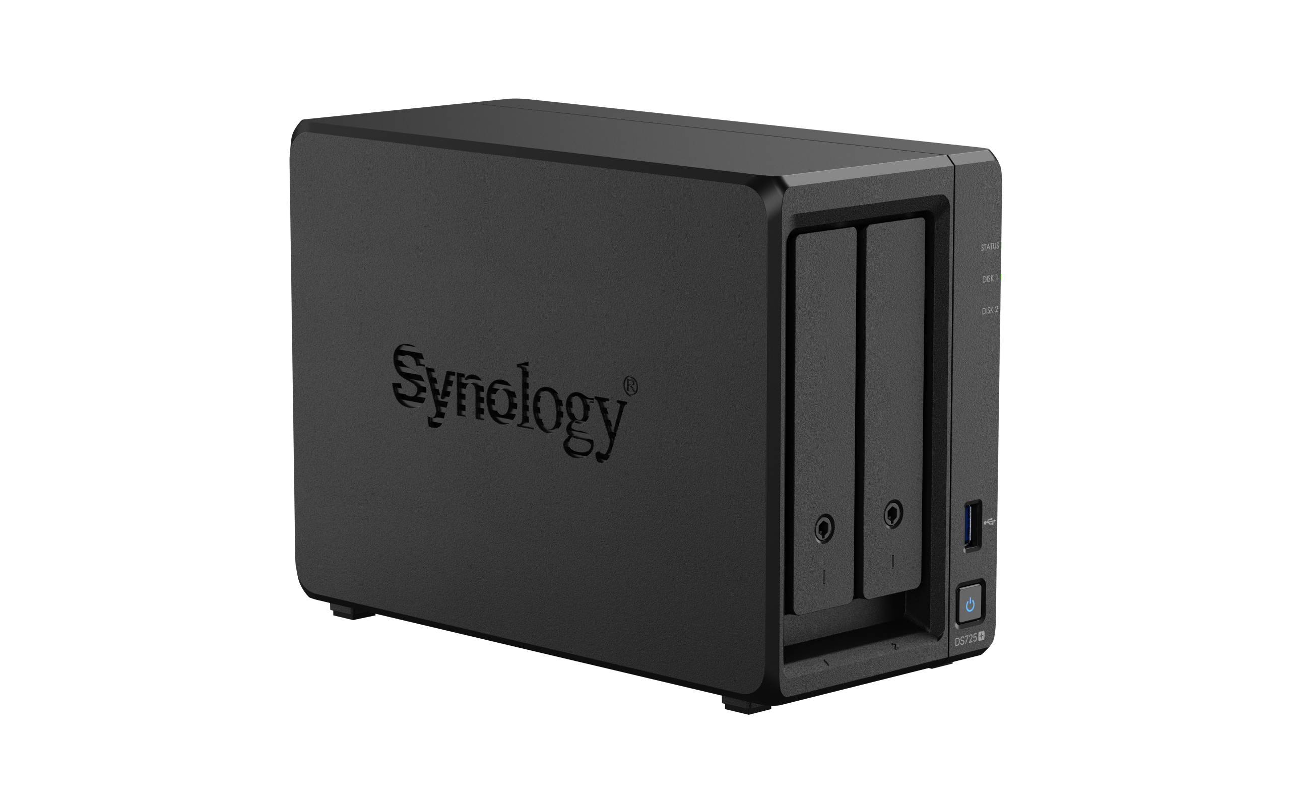 Мрежов сторидж NAS Synology DS725+, за 2 диска 3.5"/2.5", 2 x M.2 NVMe 3