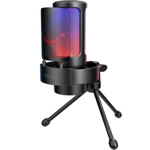 Настолен микрофон FIFINE A8V RGB - Black 1