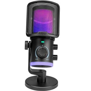 Настолен микрофон FIFINE AM6 RGB - Black 1