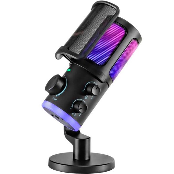 Настолен микрофон FIFINE AM6 RGB - Black 2