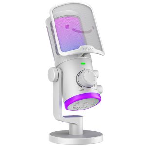 Настолен микрофон FIFINE AM6 RGB - White 1