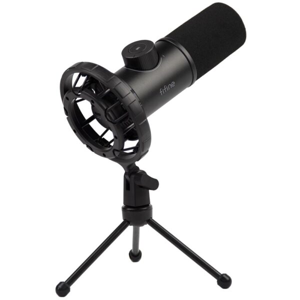 Настолен микрофон FIFINE K658 Dynamic RGB - Black 1