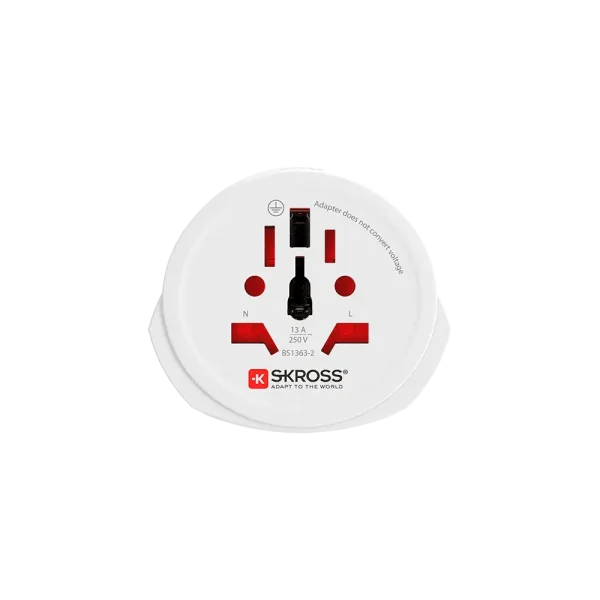 Skross адаптер 220V UK/US/World  към EU 2