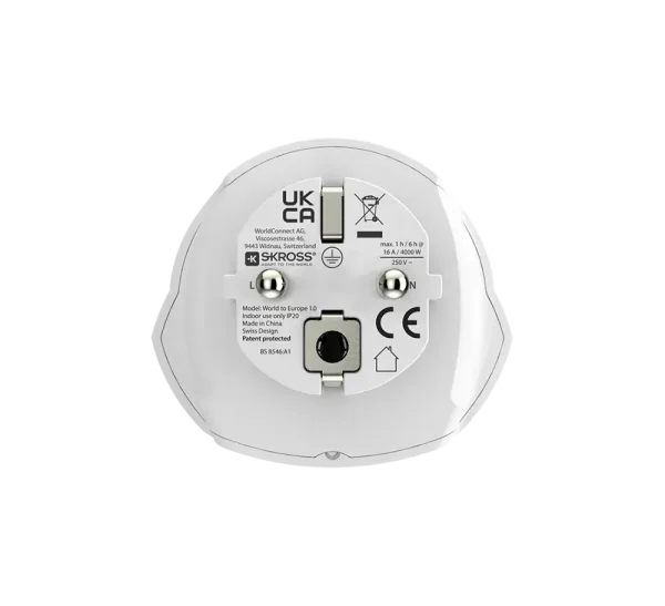 Skross адаптер 220V UK/US/World  към EU 6